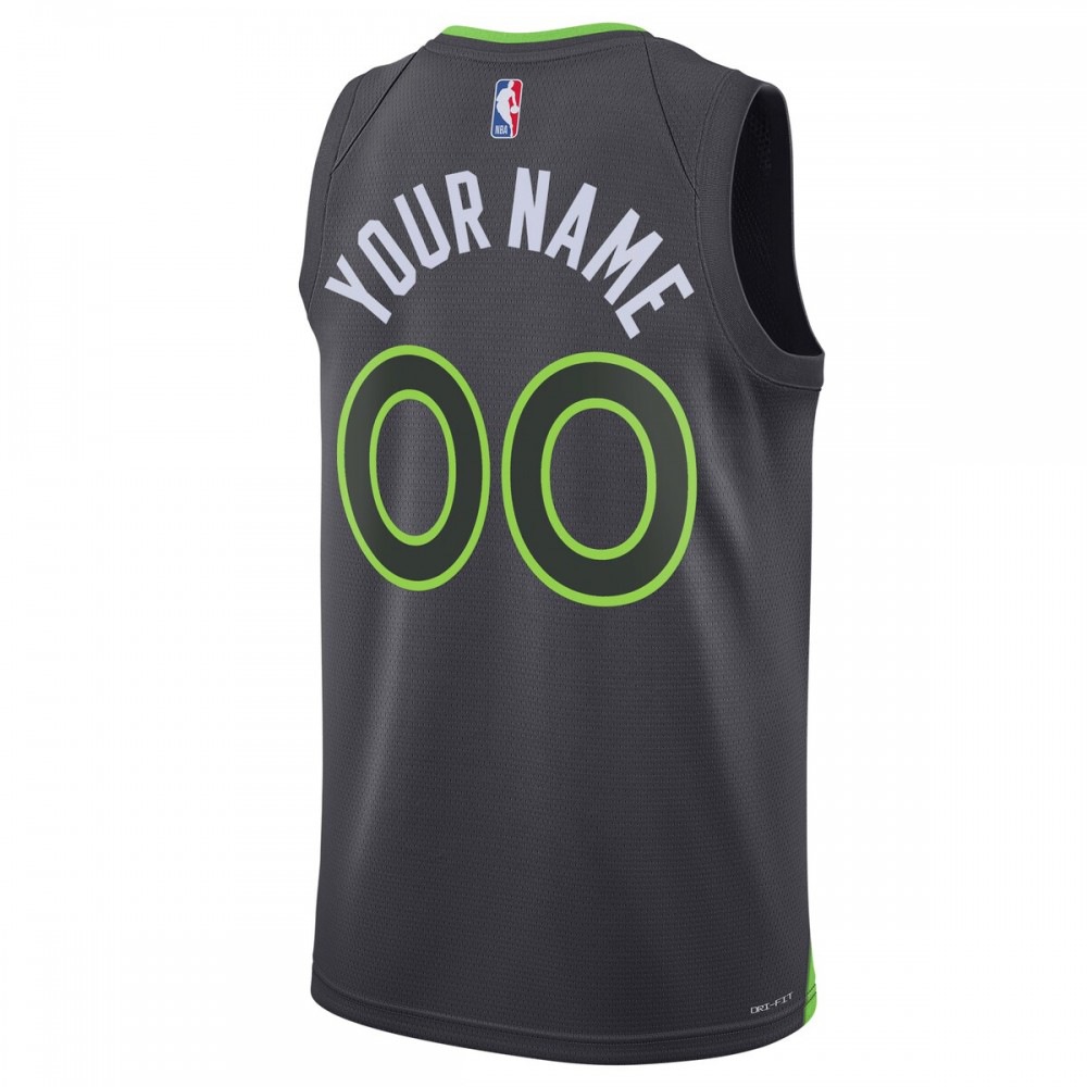 Minnesota Timberwolves Jordan Brand Unisex 2022/23 Swingman Custom Jersey - Statement Edition - Black-Pro Kit Vault | Brand New 26/27 Sports Jerseys